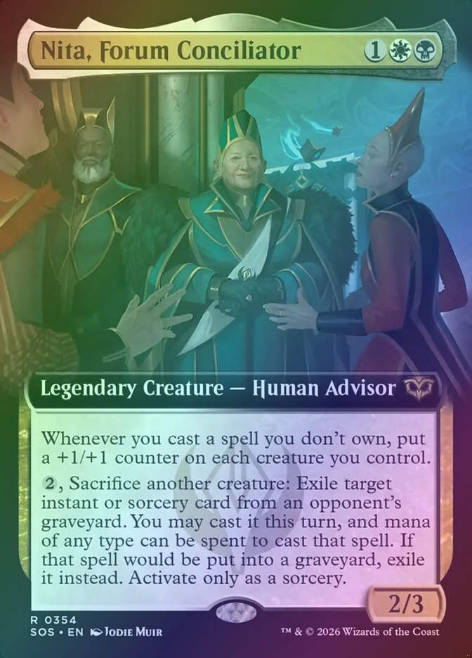 Nita, Forum Conciliator (SOS) (354) / Extended Art / Foil