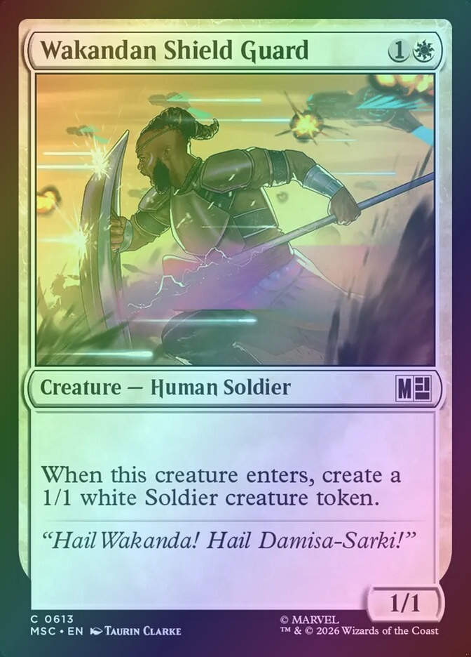 Wakandan Shield Guard (MSC) (613) / Foil