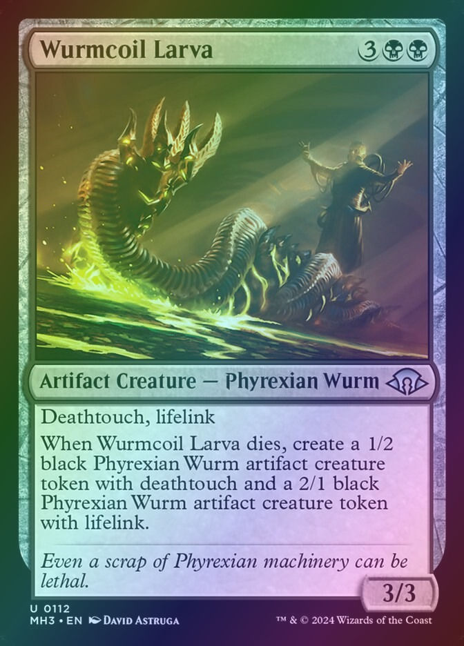 Wurmcoil Larva (MH3) (112) / Foil