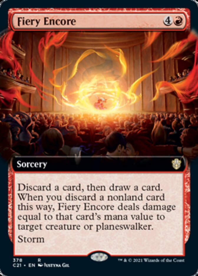 Fiery Encore (C21) / Extended Art