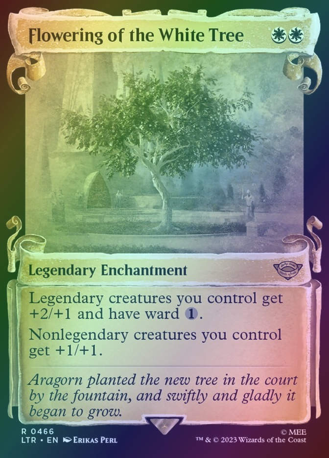 Flowering of the White Tree (LTR) (466) / Showcase / Foil