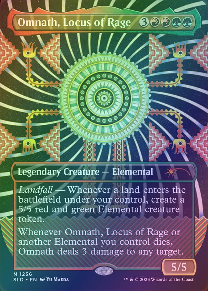 Omnath, Locus of Rage (SLD) (1256) / Borderless / Foil