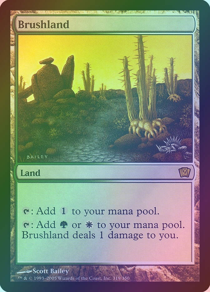 Brushland (9ED) (319★) / Foil
