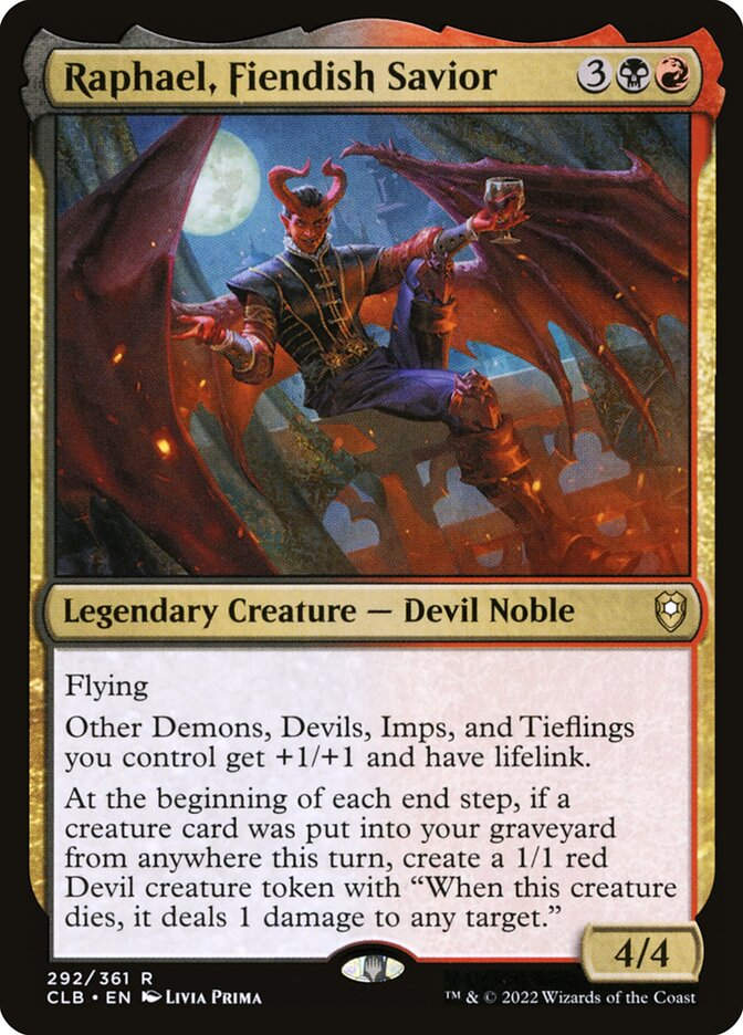 Raphael, Fiendish Savior (CLB) (292)