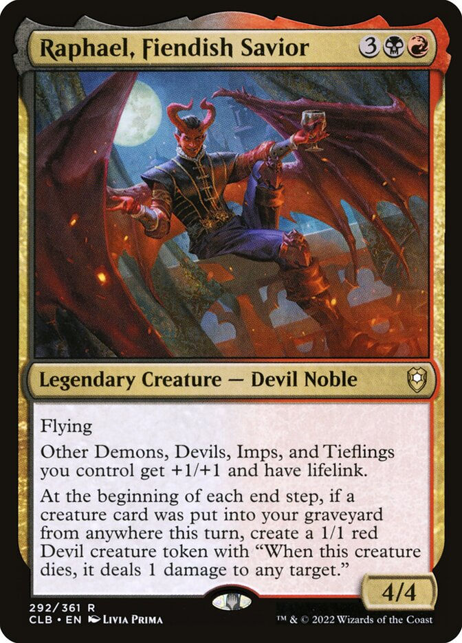 Raphael, Fiendish Savior (CLB) (292)