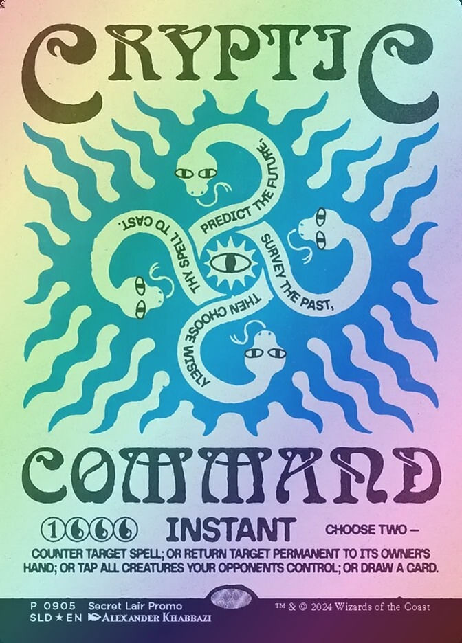 Cryptic Command (SLD) (905) / Borderless / Foil