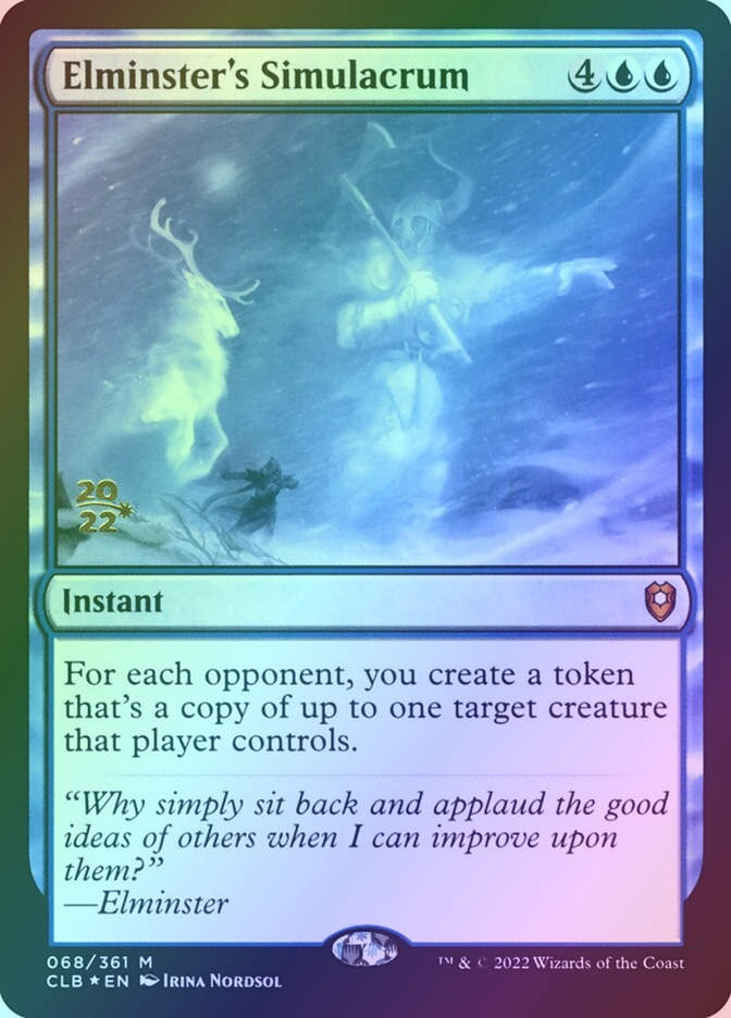 Elminster's Simulacrum (PCLB) (68s) / Foil