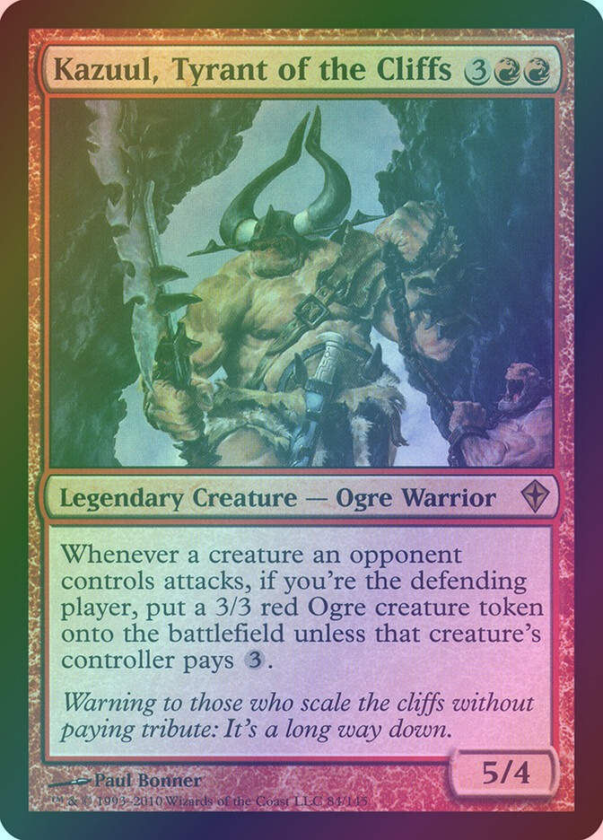 Kazuul, Tyrant of the Cliffs (WWK) (84) / Foil