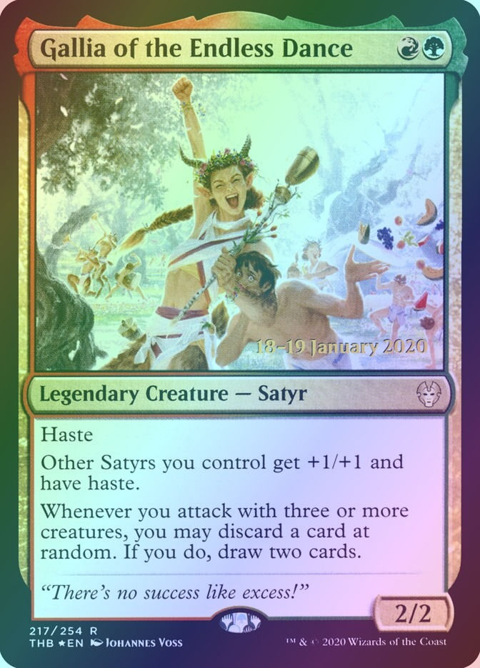 Gallia of the Endless Dance (PTHB) (217s) / Foil