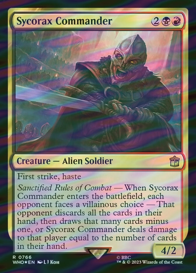 Sycorax Commander (WHO) (766) / Surge Foil