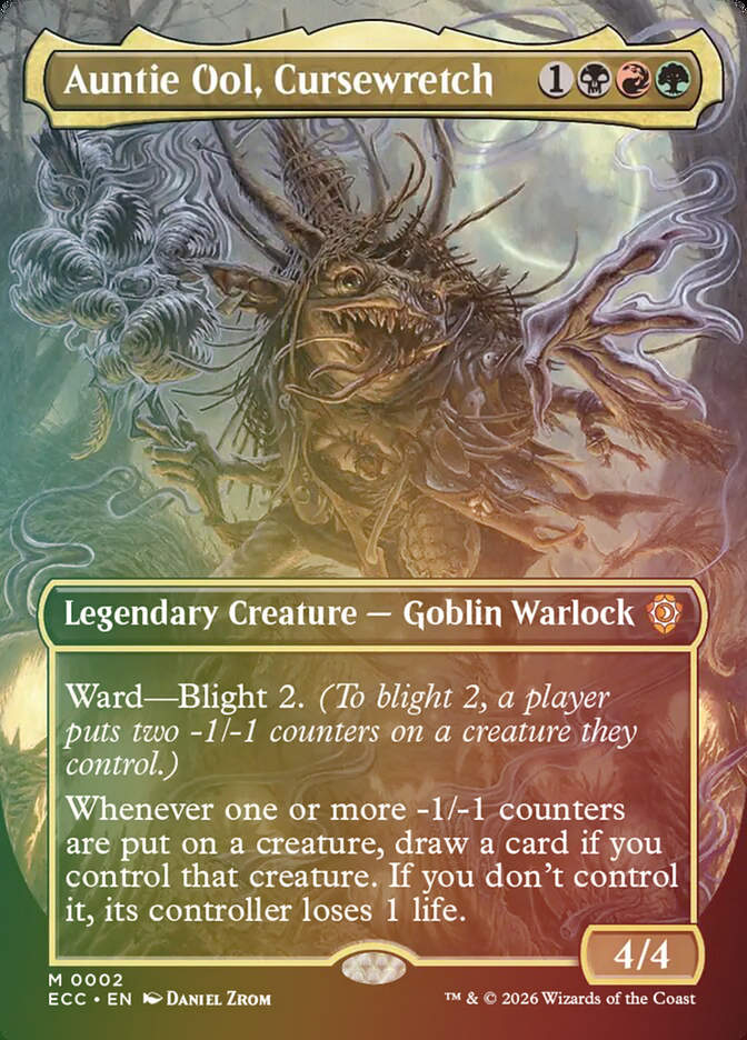 Auntie Ool, Cursewretch (ECC) (2) / Borderless / Foil