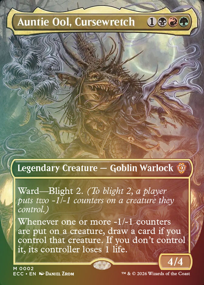 Auntie Ool, Cursewretch (ECC) (2) / Borderless / Foil