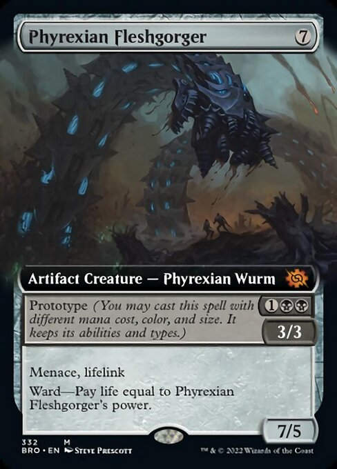 Phyrexian Fleshgorger (BRO) / Extended Art
