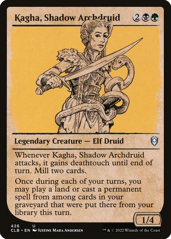 Kagha, Shadow Archdruid (CLB) (426) / Showcase