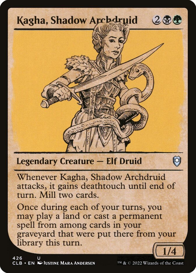 Kagha, Shadow Archdruid (CLB) (426) / Showcase