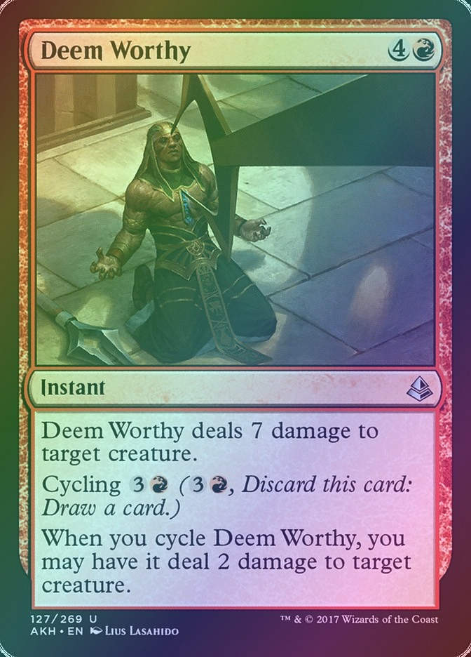 Deem Worthy (AKH) (127) / Foil
