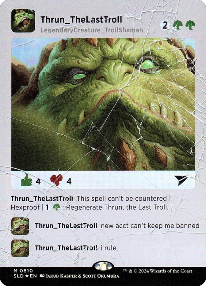 Thrun, the Last Troll (SLD) (810) / Borderless