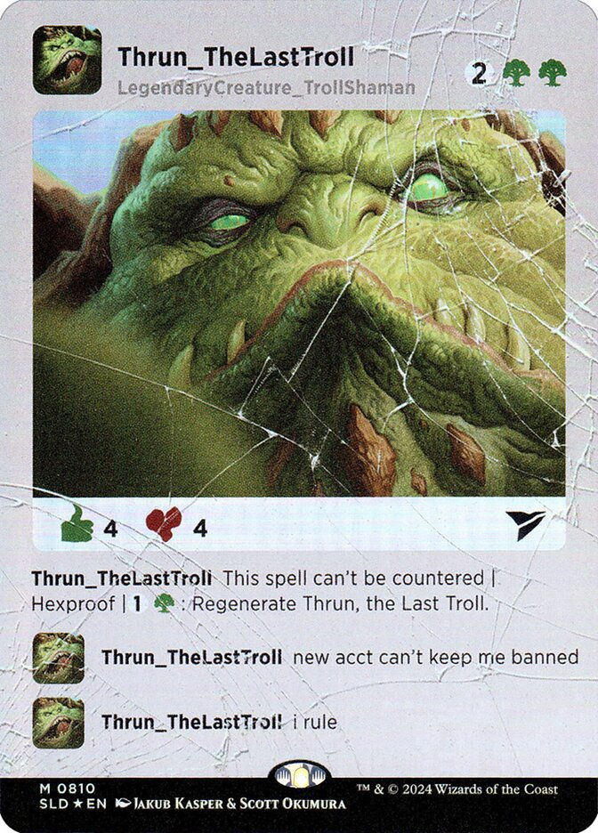Thrun, the Last Troll (SLD) (810) / Borderless
