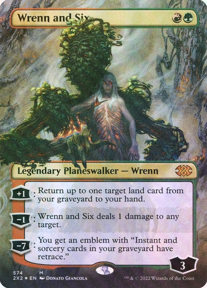 Wrenn and Six (2X2) (574) / Borderless / Textured Foil