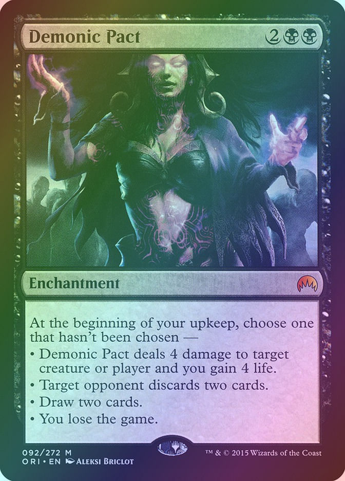 Demonic Pact (ORI) (92) / Foil