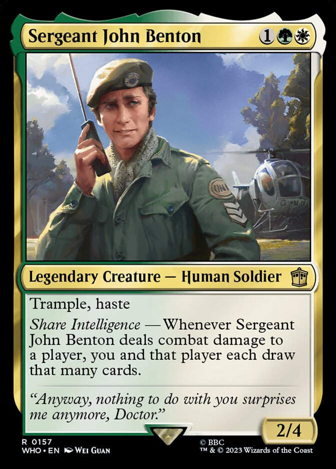 Sergeant John Benton (WHO) (157)