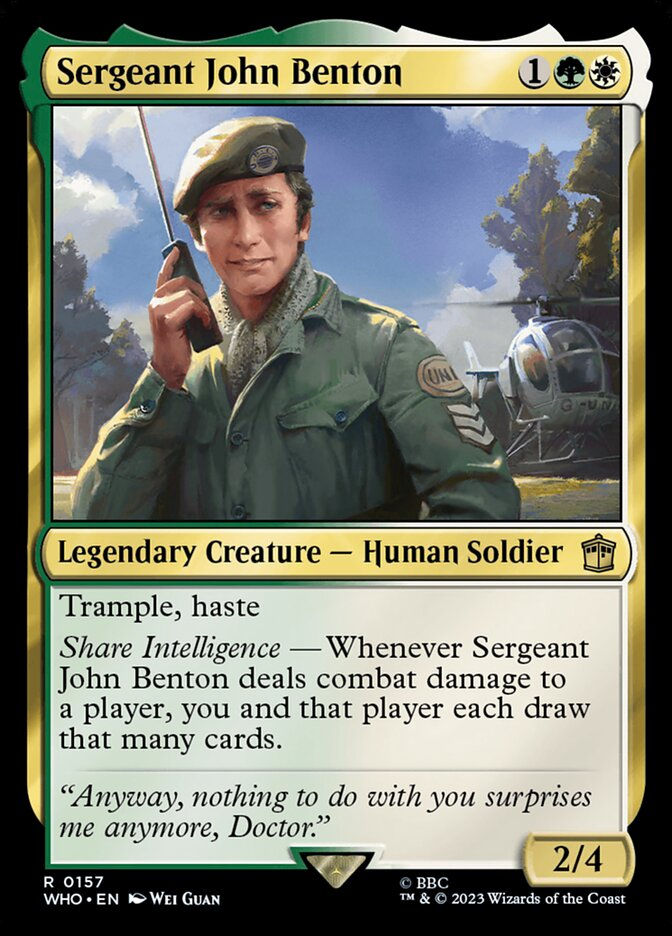 Sergeant John Benton (WHO) (157)
