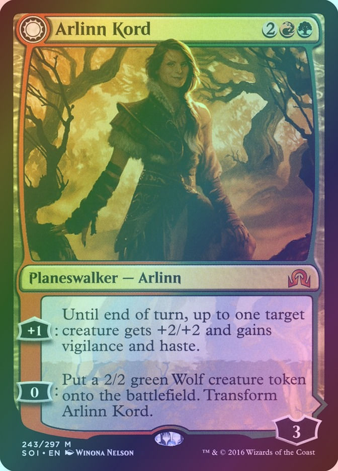 Arlinn Kord // Arlinn, Embraced by the Moon (SOI) (243) / Foil — cara 1 de 2