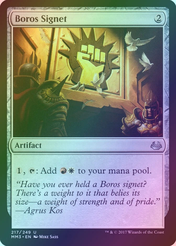 Boros Signet (MM3) (217) / Foil