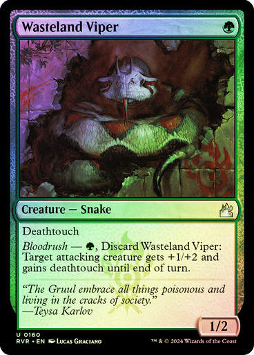 Wasteland Viper (rvr) (160) / Foil