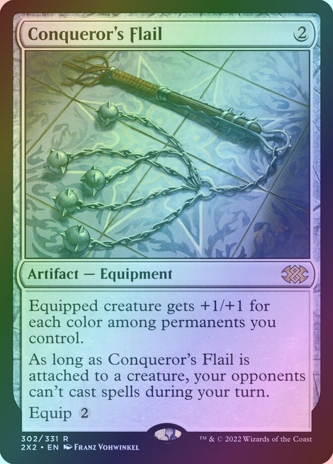 Conqueror's Flail (2X2) (302) / Foil