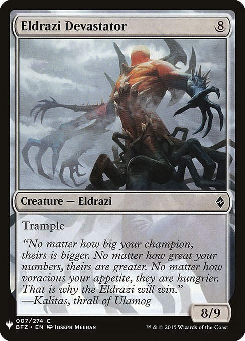Eldrazi Devastator (PLST) (BFZ-7)