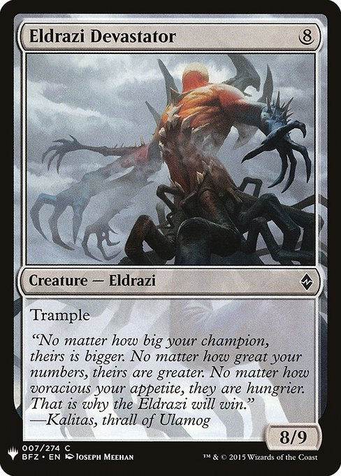 Eldrazi Devastator (PLST) (BFZ-7)