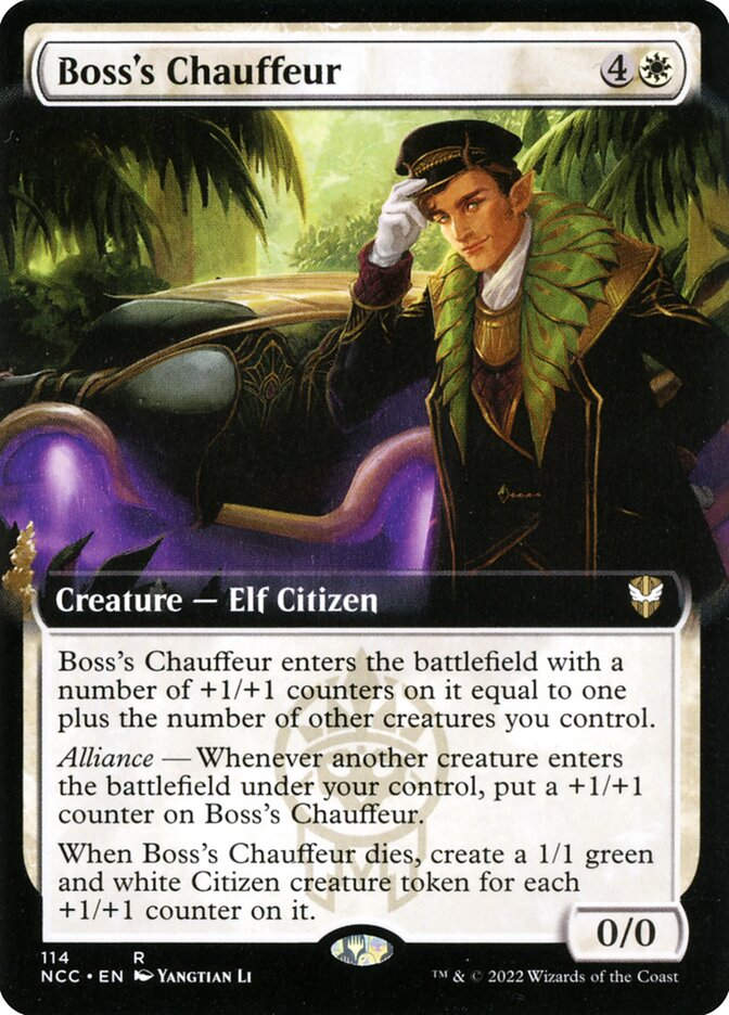 Boss's Chauffeur (NCC) (114) / Extended Art