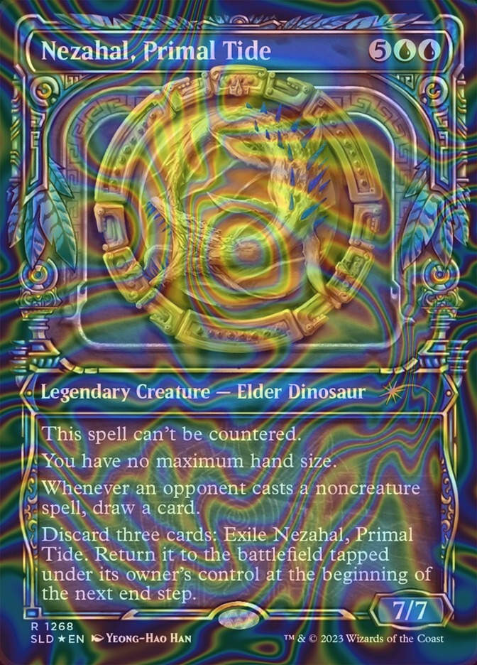 Nezahal, Primal Tide (SLD) (1268) / Showcase / Halo Foil