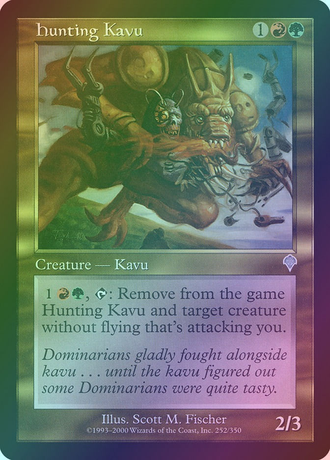 Hunting Kavu (INV) (252) / Foil