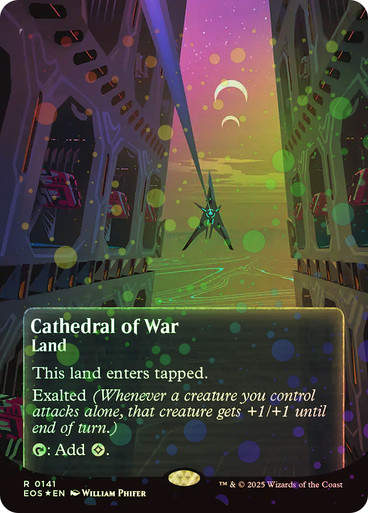 Cathedral of War (EOS) (141) / Borderless Galaxy Foil
