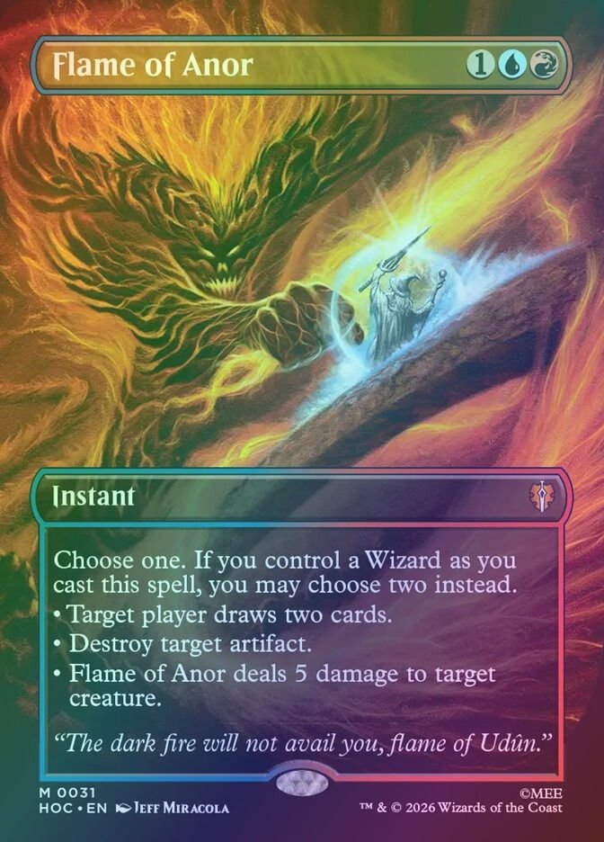 Flame of Anor (HOC) (31) / Foil
