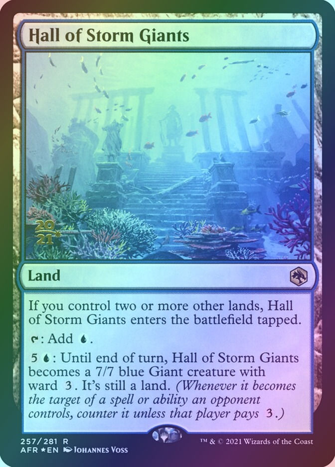 Hall of Storm Giants (PAFR) (257s) / Foil