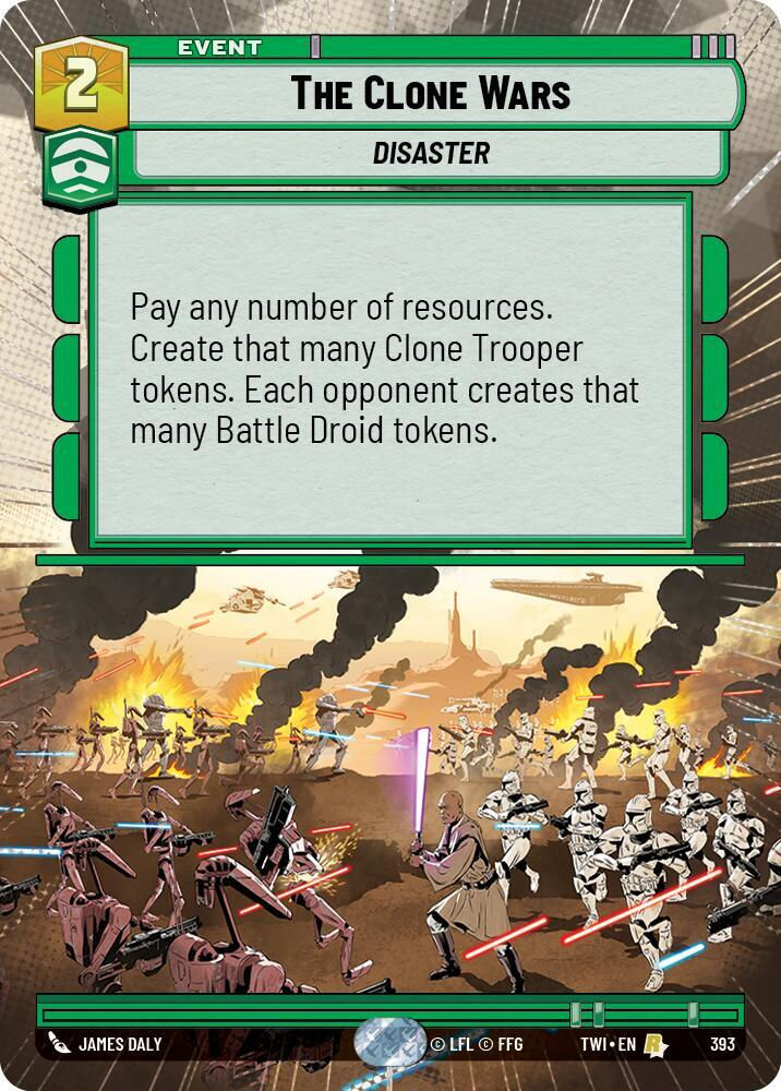 The Clone Wars (Hyperspace) (TWI) (393) / Foil