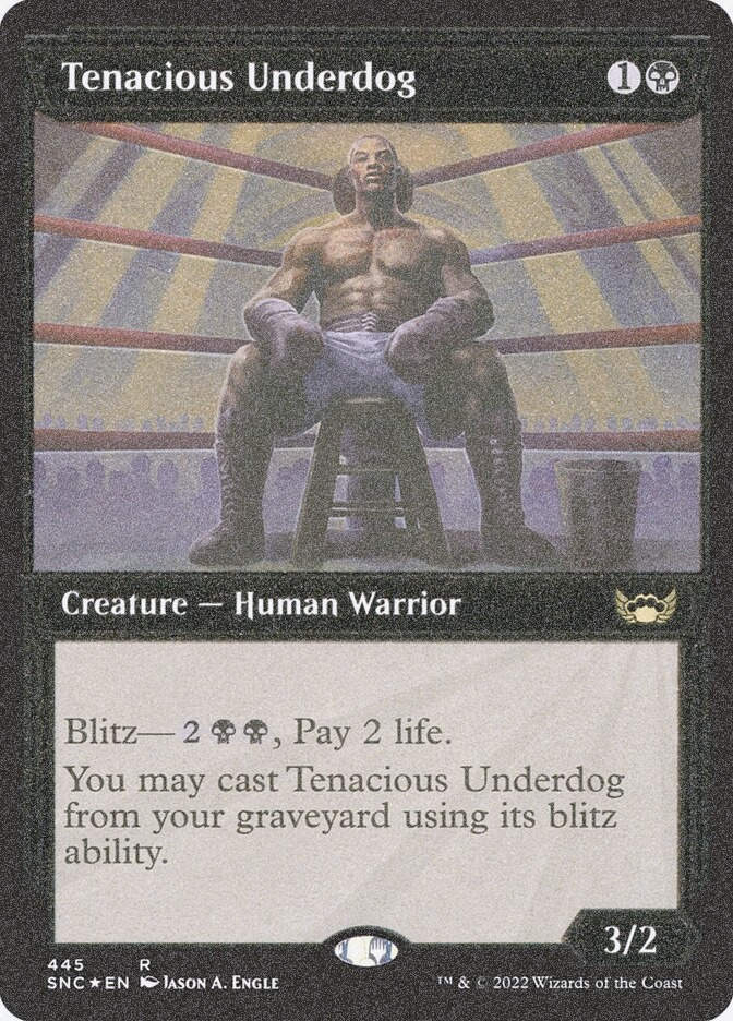 Tenacious Underdog (SNC) (445) / Showcase / Foil Etched