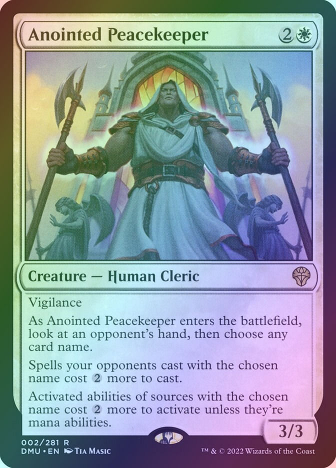 Anointed Peacekeeper (DMU) (2) / Foil