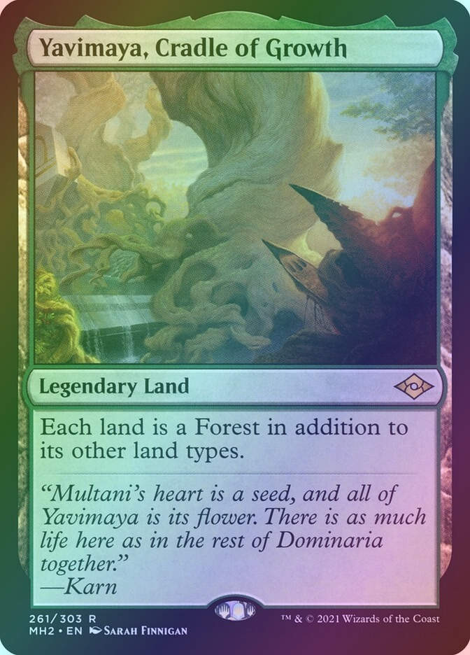 Yavimaya, Cradle of Growth (MH2) (261) / Foil