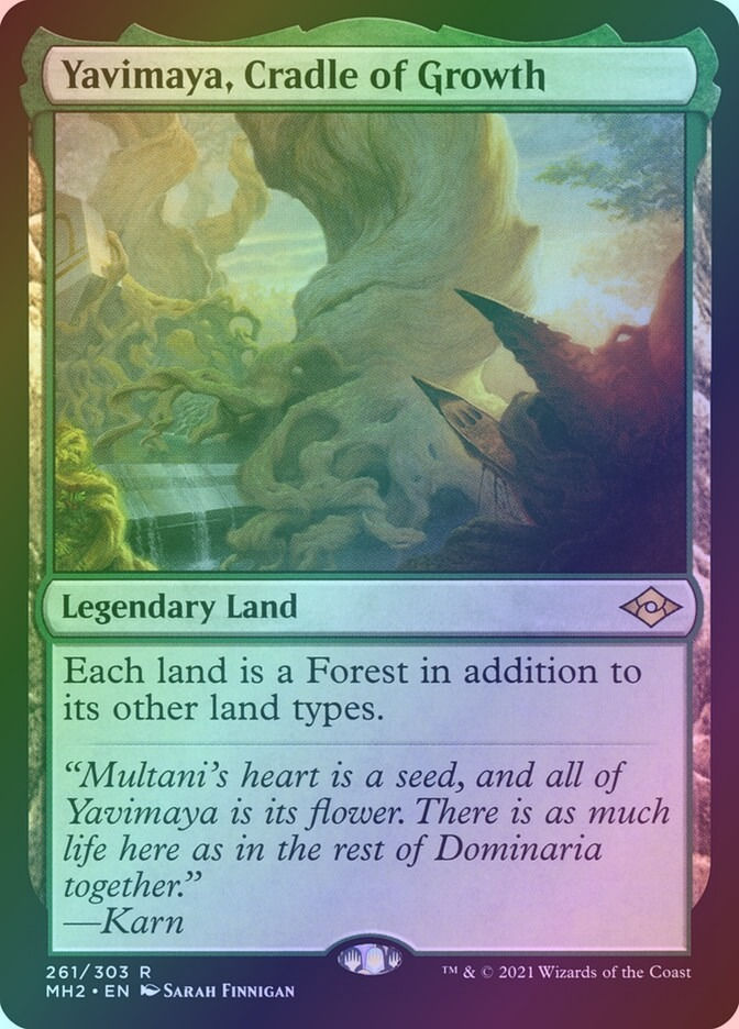 Yavimaya, Cradle of Growth (MH2) (261) / Foil