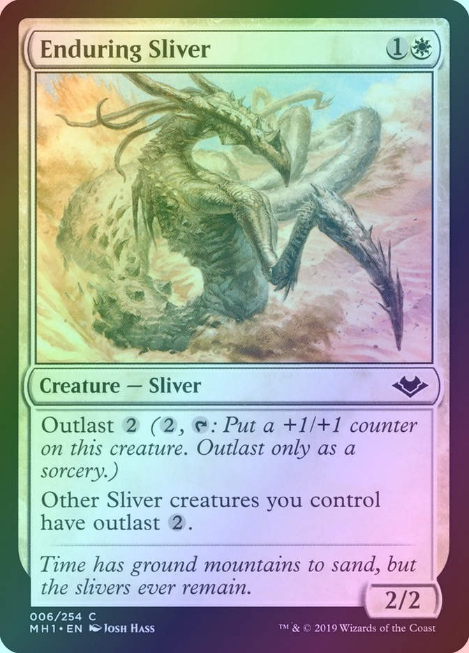 Enduring Sliver (MH1) (6) / Foil
