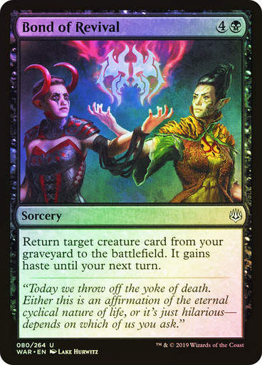 Bond of Revival (WAR) (80) / Foil
