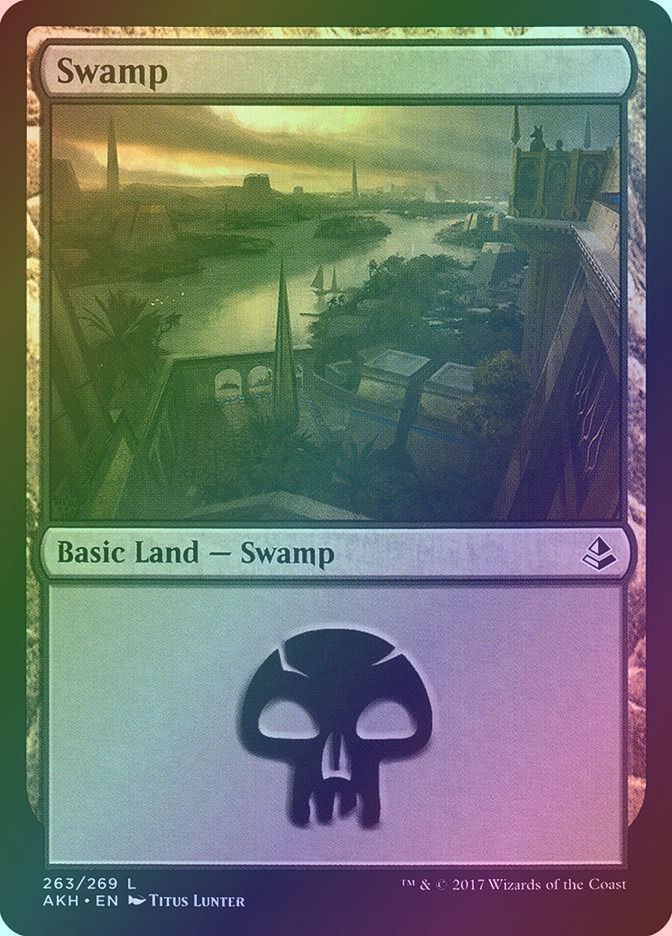 Swamp (AKH) (263) / Foil