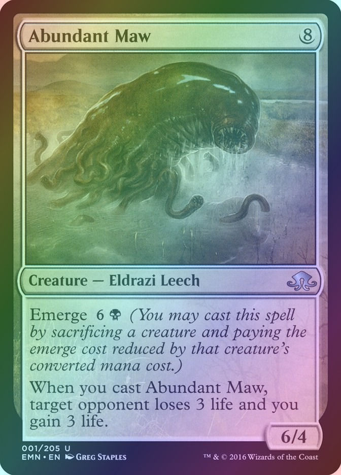 Abundant Maw (EMN) (1) / Foil