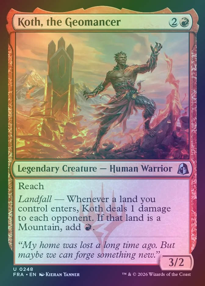 Koth, the Geomancer (FRA) (248) / Foil