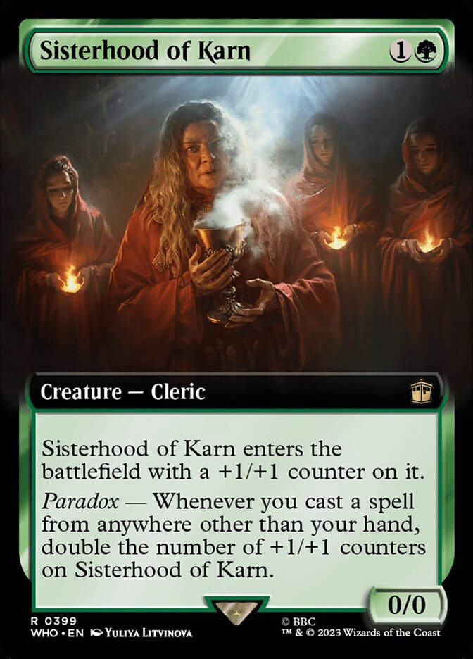 Sisterhood of Karn (WHO) (399) / Extended Art