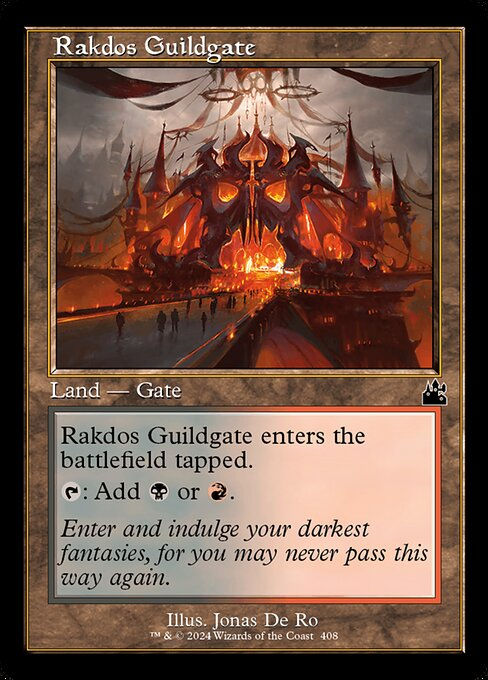 Rakdos Guildgate (rvr) (408) / Retro